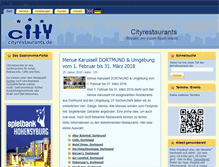 Tablet Screenshot of cityrestaurants.de