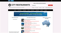 Desktop Screenshot of cityrestaurants.com.au