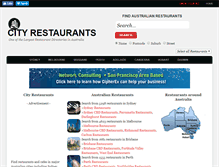 Tablet Screenshot of cityrestaurants.com.au